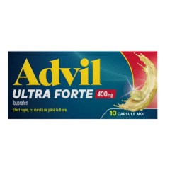 Advil Ultra Forte 400 mg, 10 capsule, Haleon